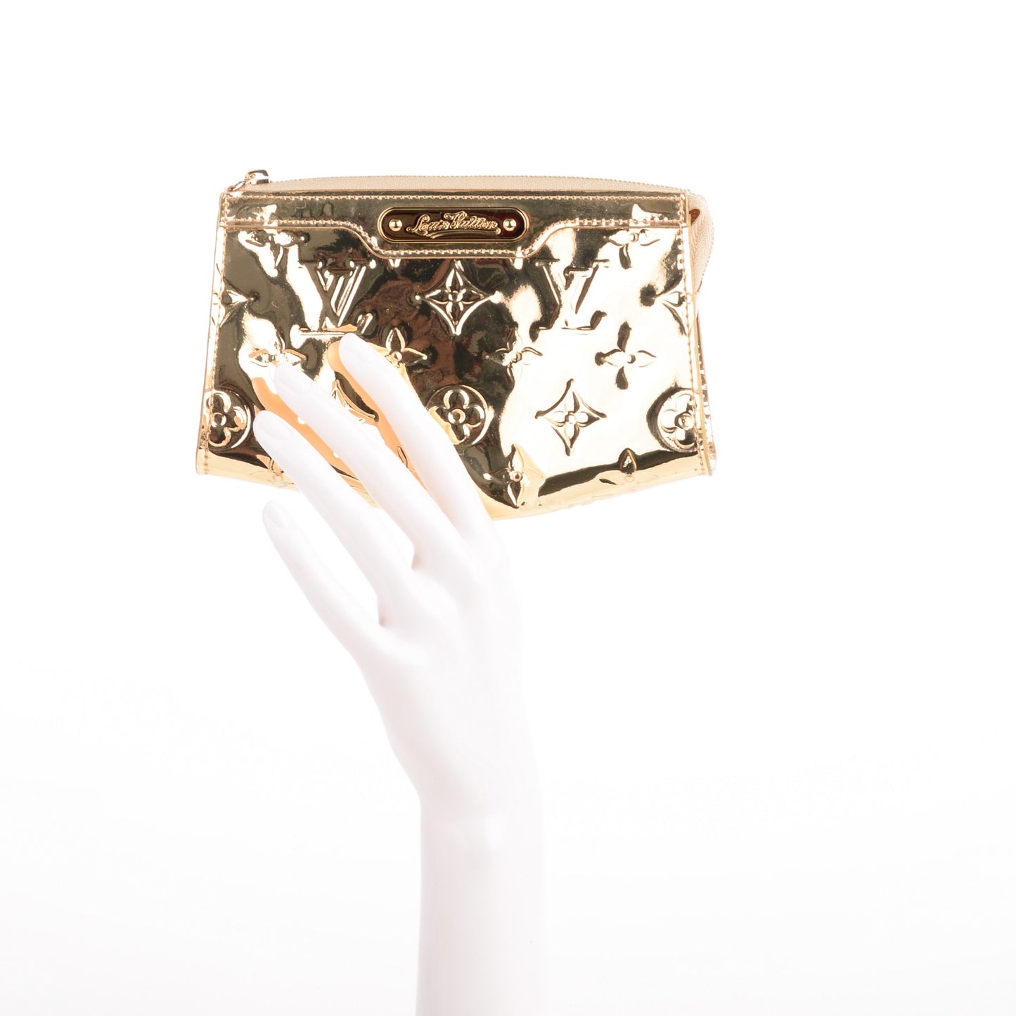 Monogram Miroir Trousse Cosmetic Bag Gold