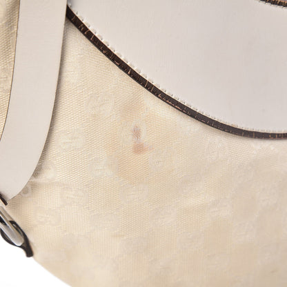 Gucci Monogram Half Moon Hobo White 12 of 16