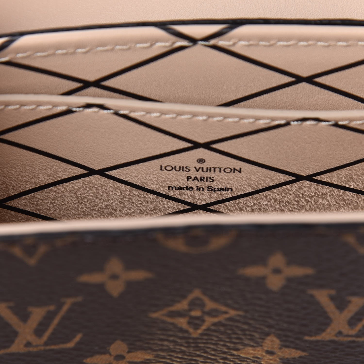 Louis Vuitton Monogram Pochette Trunk Verticale Black 6 of 9