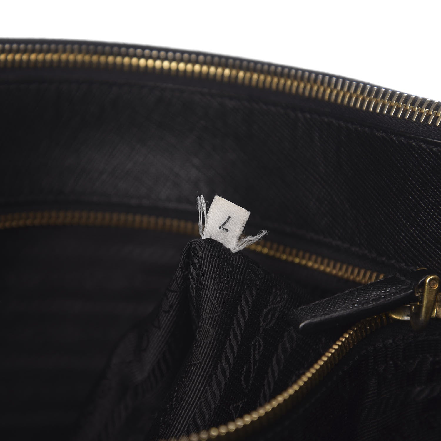 Prada Saffiano Lux Extra Large Galleria Double Zip Tote Black 6 of 10