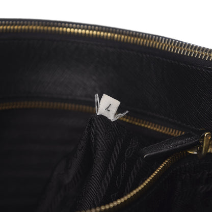 Prada Saffiano Lux Extra Large Galleria Double Zip Tote Black 6 of 10