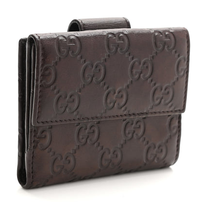 Gucci Guccissima Icon Bar French Wallet Dark Brown 5 of 14