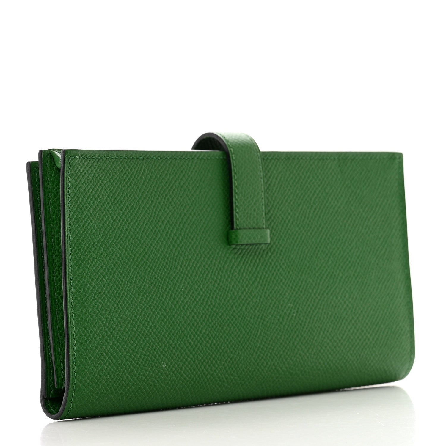 Hermes Epsom Bearn Gusset Wallet Vert Bengale 3 of 7