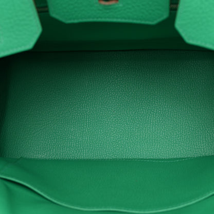 Hermes Taurillon Clemence Birkin 30 Menthe 5 of 12