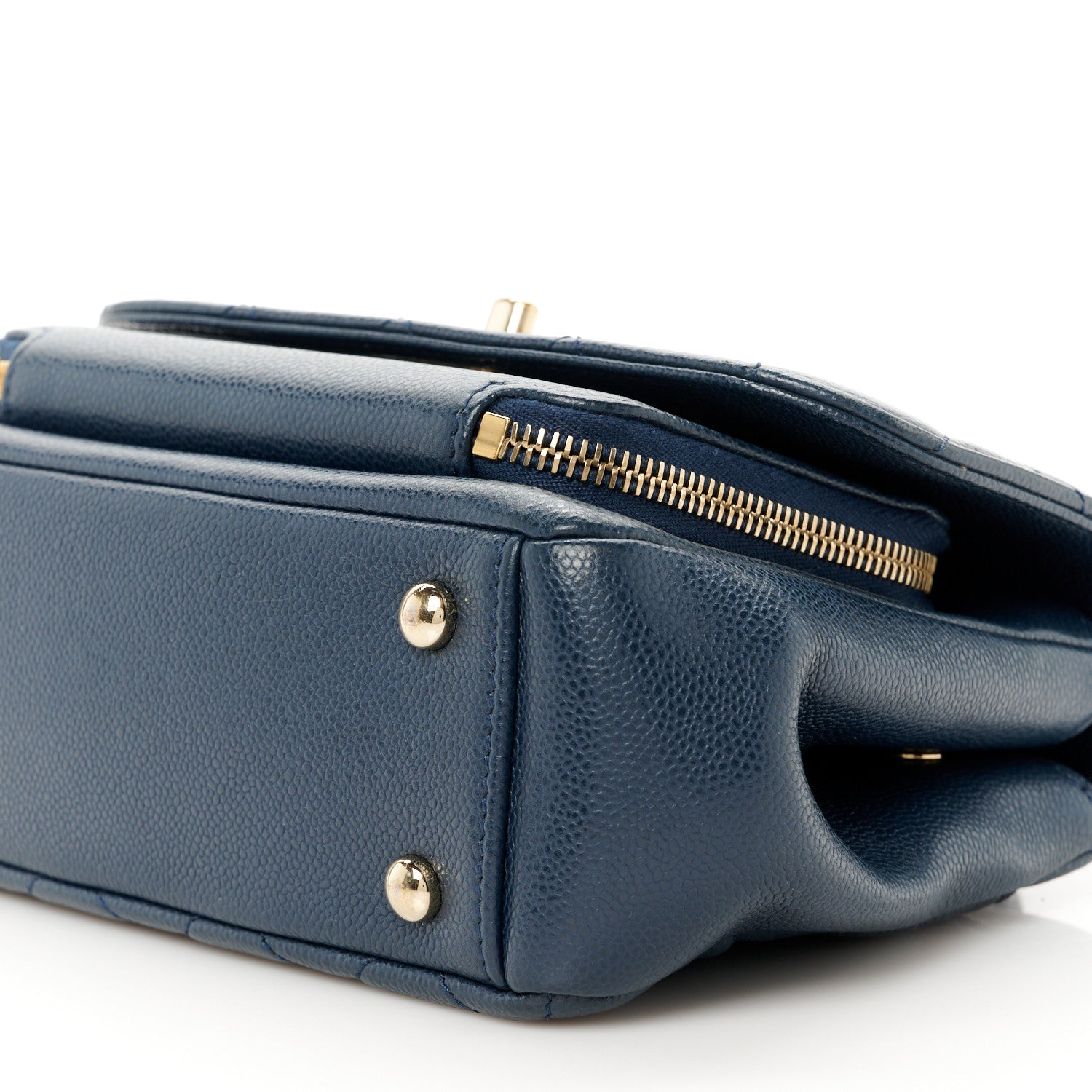 Chanel Caviar Quilted Small Business Affinity Flap Navy 11 of 11