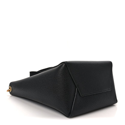 Celine Soft Grained Calfskin Small Sangle Bucket Bag Black 4 of 14