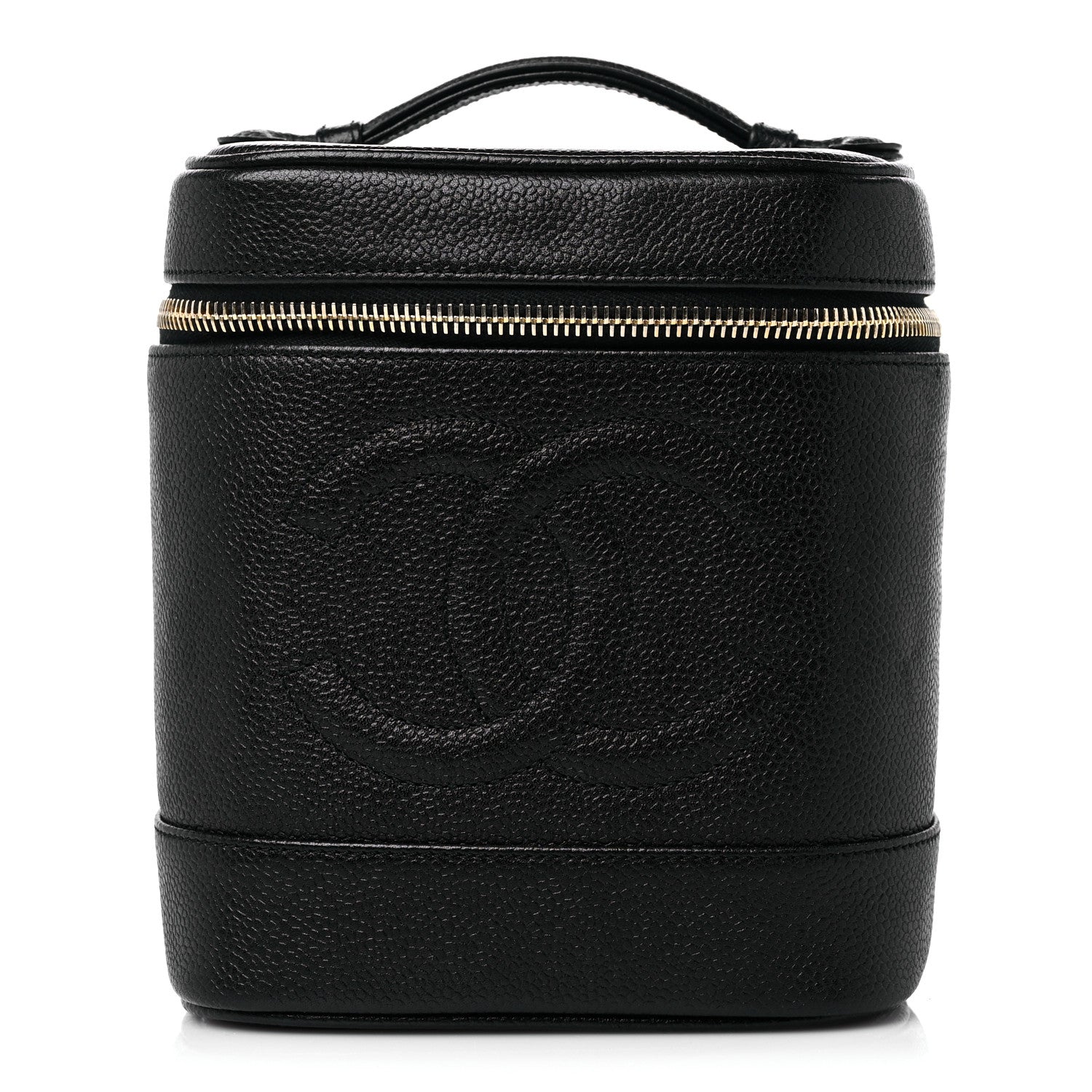 Chanel Caviar Vanity Cosmetic Case Black 1 of 15