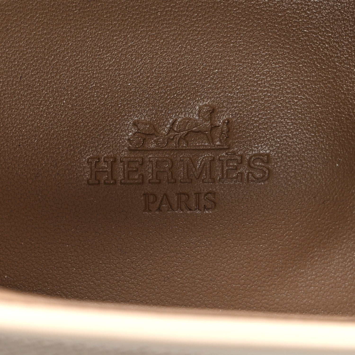 Hermes Epsom Womens Destin Loafer 38.5 Blanc Gomme 7 of 10