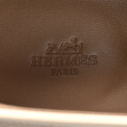 Hermes Epsom Womens Destin Loafer 38.5 Blanc Gomme 7 of 10
