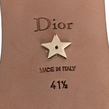 Christian Dior Canvas Jardin Botanique Embroidered Dway 40mm Slide Sandals 41.5 White Multicolor 8 of 12