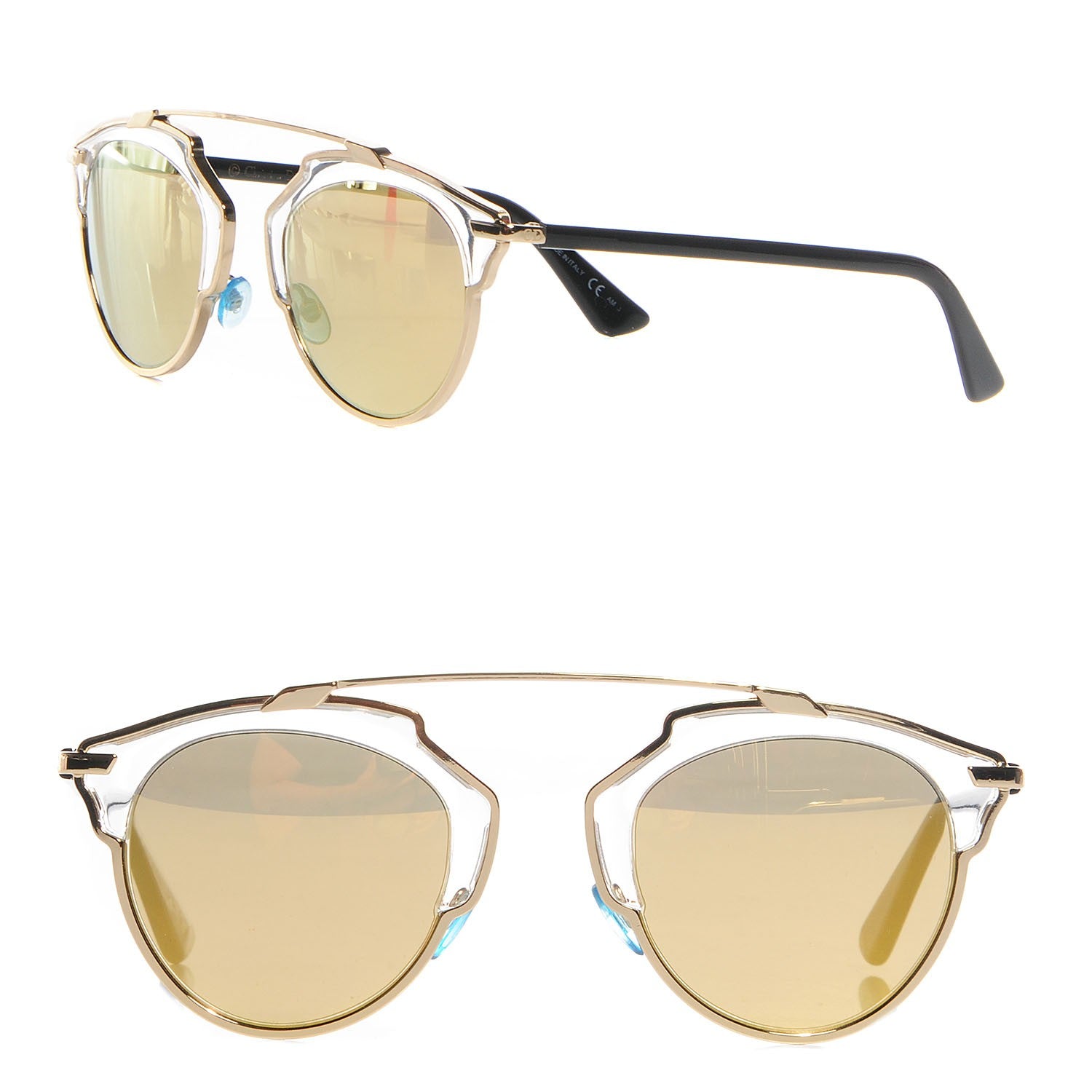 Christian Dior So Real Sunglasses Gold 1 of 5