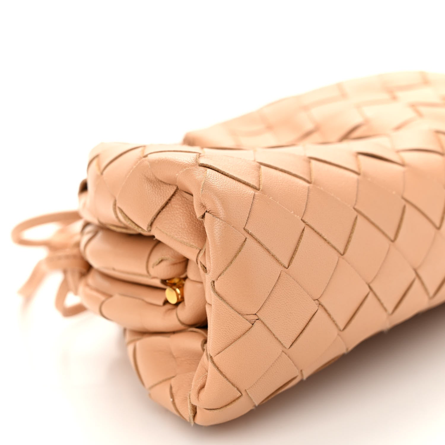 Bottega Veneta Nappa Intrecciato The Mini Pouch Almond 8 of 10