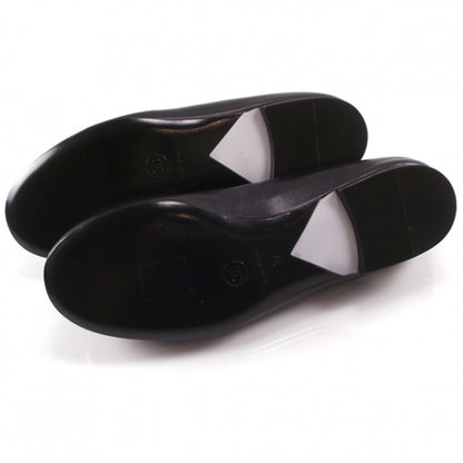 Chanel Leather Loafers Black / White 5 of 7
