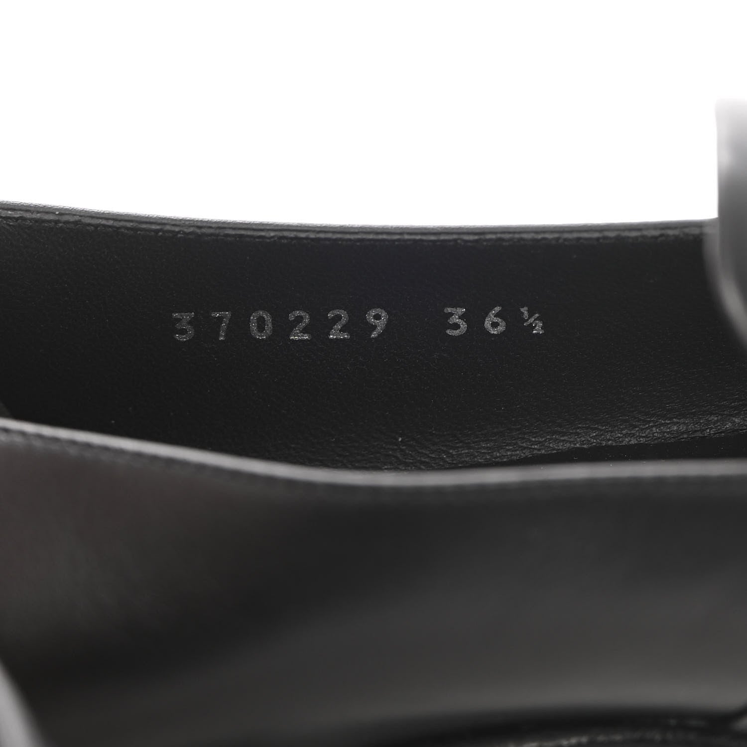 Gucci Calfskin Horsebit Loafers 36.5 Black 8 of 12
