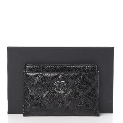 Chanel Caviar Quilted Incognito Card Holder Black 9 of 9