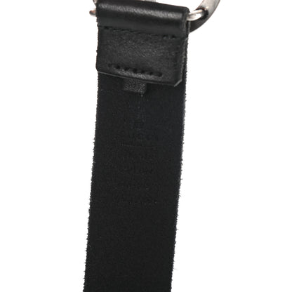 Gucci Cuoio Toscano Nickel Double G 30mm Belt 75 30 Black 5 of 5