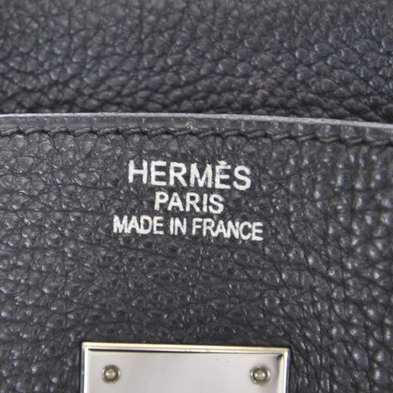 Hermes Taurillon Clemence BIRKIN 35 Noir 8 of 10
