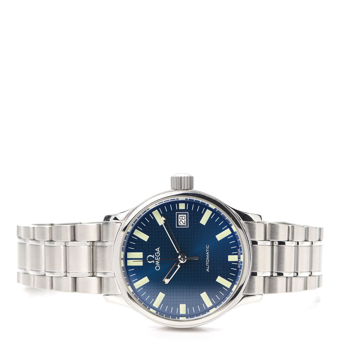 Stainless Steel 36mm Geneva Dynamic Automatic Watch Blue 5203.81