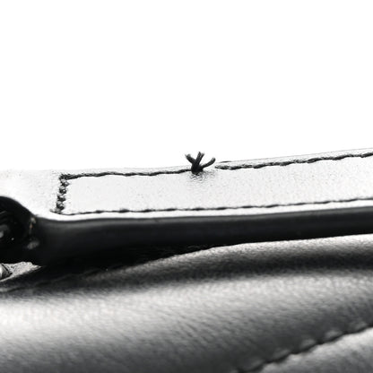 Saint Laurent Calfskin Y Quilted Monogram Small Loulou Chain Satchel Black 13 of 14