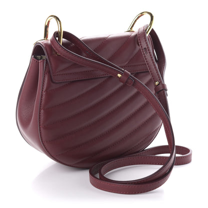 Chloe Calfskin Quilted Mini Drew Bijou Shoulder Bag Plum Purple 3 of 9