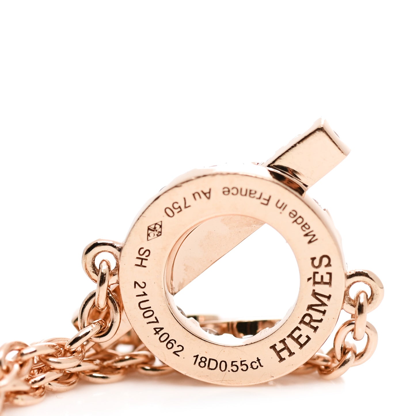 18K Rose Gold Diamond Finesse Bracelet SH
