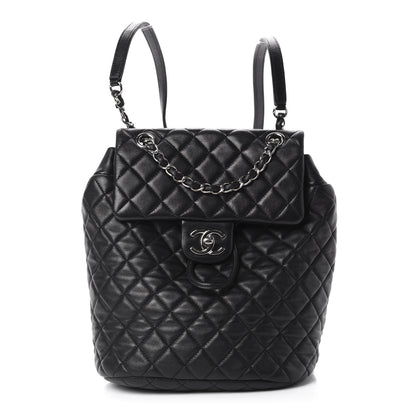 Chanel Lambskin Quilted Small Urban Spirit Backpack Black 1 of 9