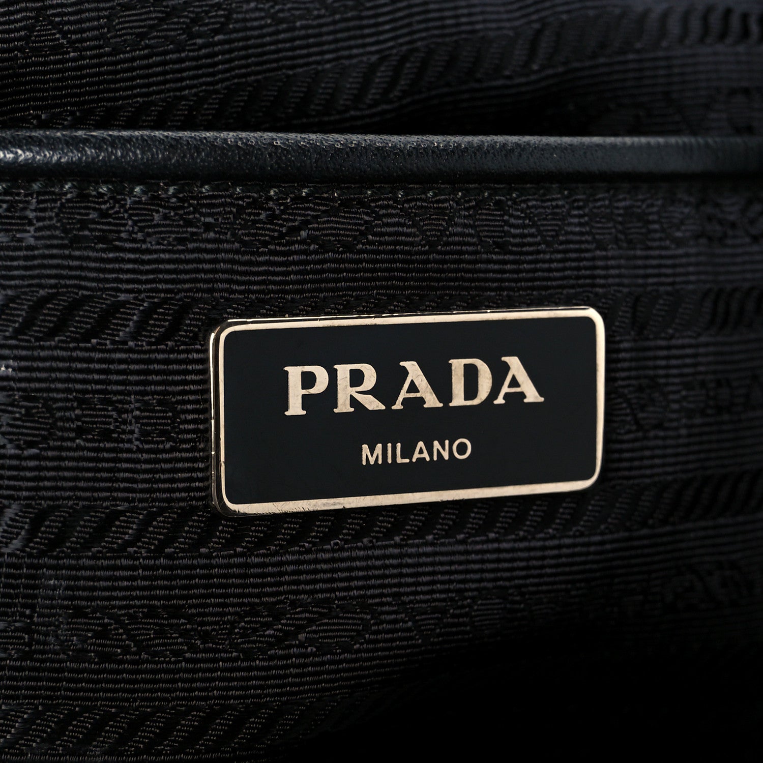 Prada Tessuto Nylon Saffiano Small Backpack Black 6 of 12