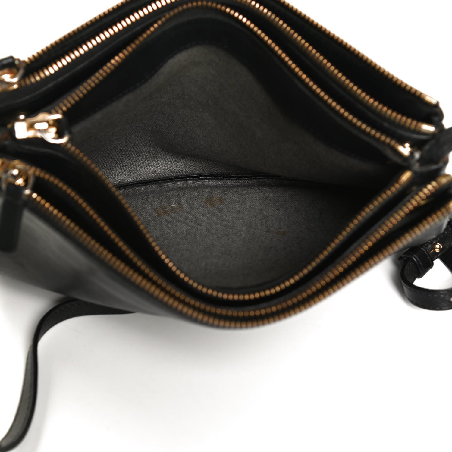 Celine Lambskin Trio Crossbody Bag Black 6 of 13