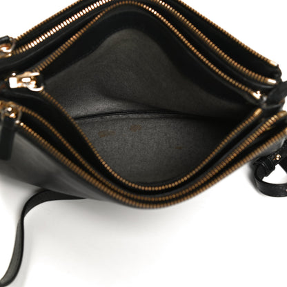 Celine Lambskin Trio Crossbody Bag Black 6 of 13