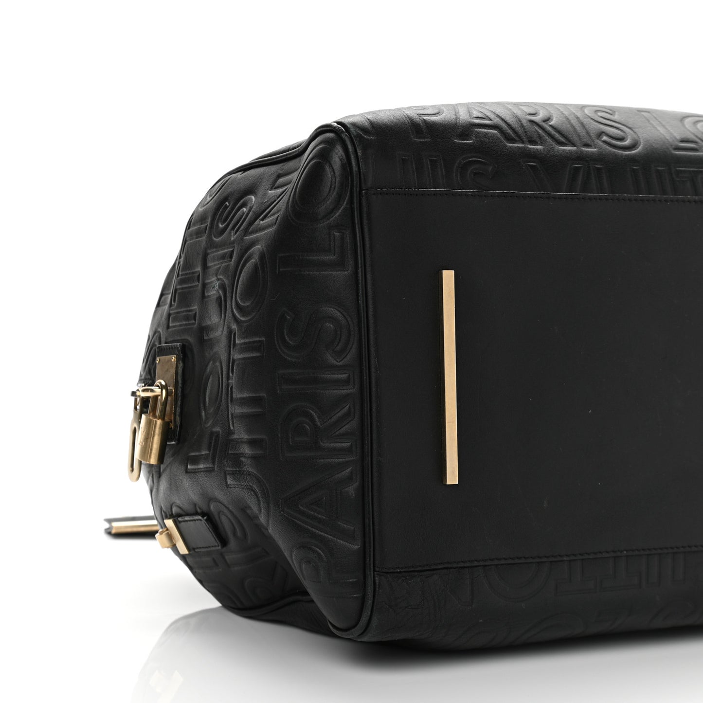 Calfskin Embossed Speedy Cube 30 Black