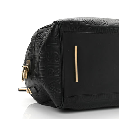 Louis Vuitton Calfskin Embossed Speedy Cube 30 Black 8 of 17