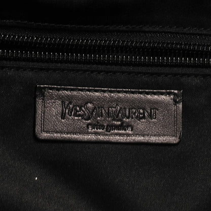 Saint Laurent Satin Tanger Tote Black 6 of 10