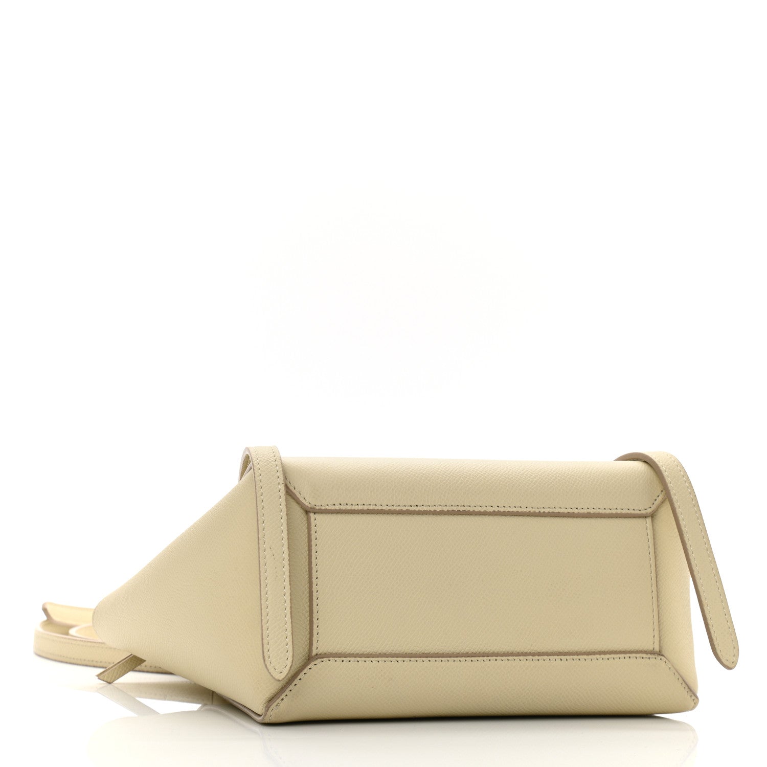 Celine Grained Calfskin Nano Belt Bag Chalk 3 of 9