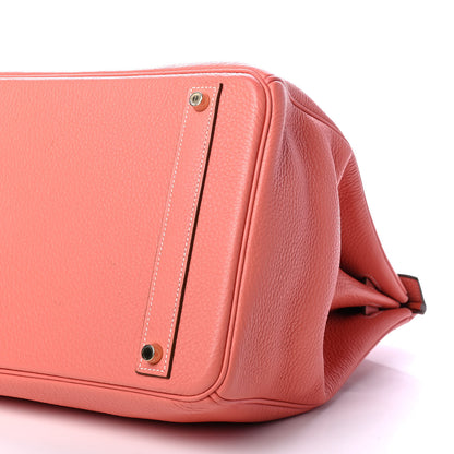 Hermes Taurillon Clemence Birkin 40 Crevette 8 of 8
