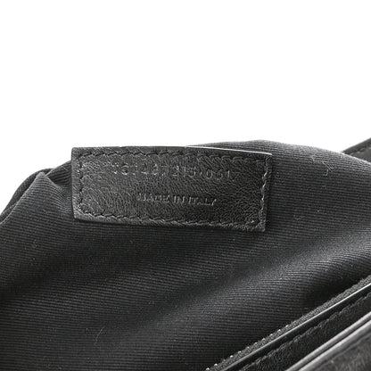 Saint Laurent Calfskin Y Quilted Monogram Large Loulou Chain Satchel Black 8 of 12
