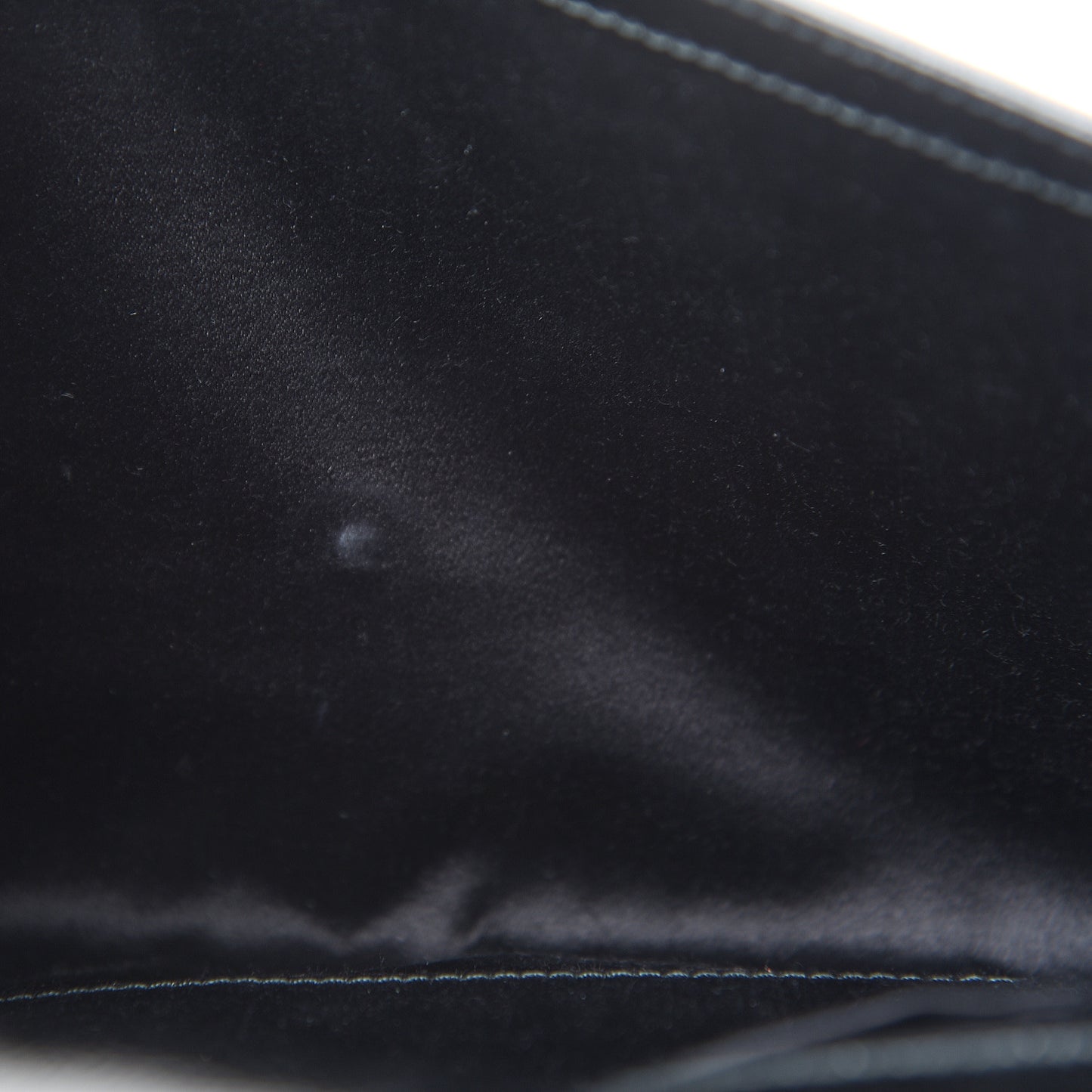 Textured Patent Monogram Large Belle De Jour Clutch Black