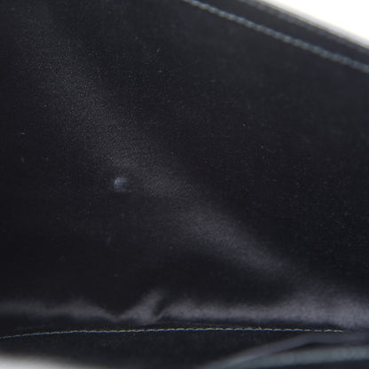 Saint Laurent Textured Patent Monogram Large Belle De Jour Clutch Black 7 of 8