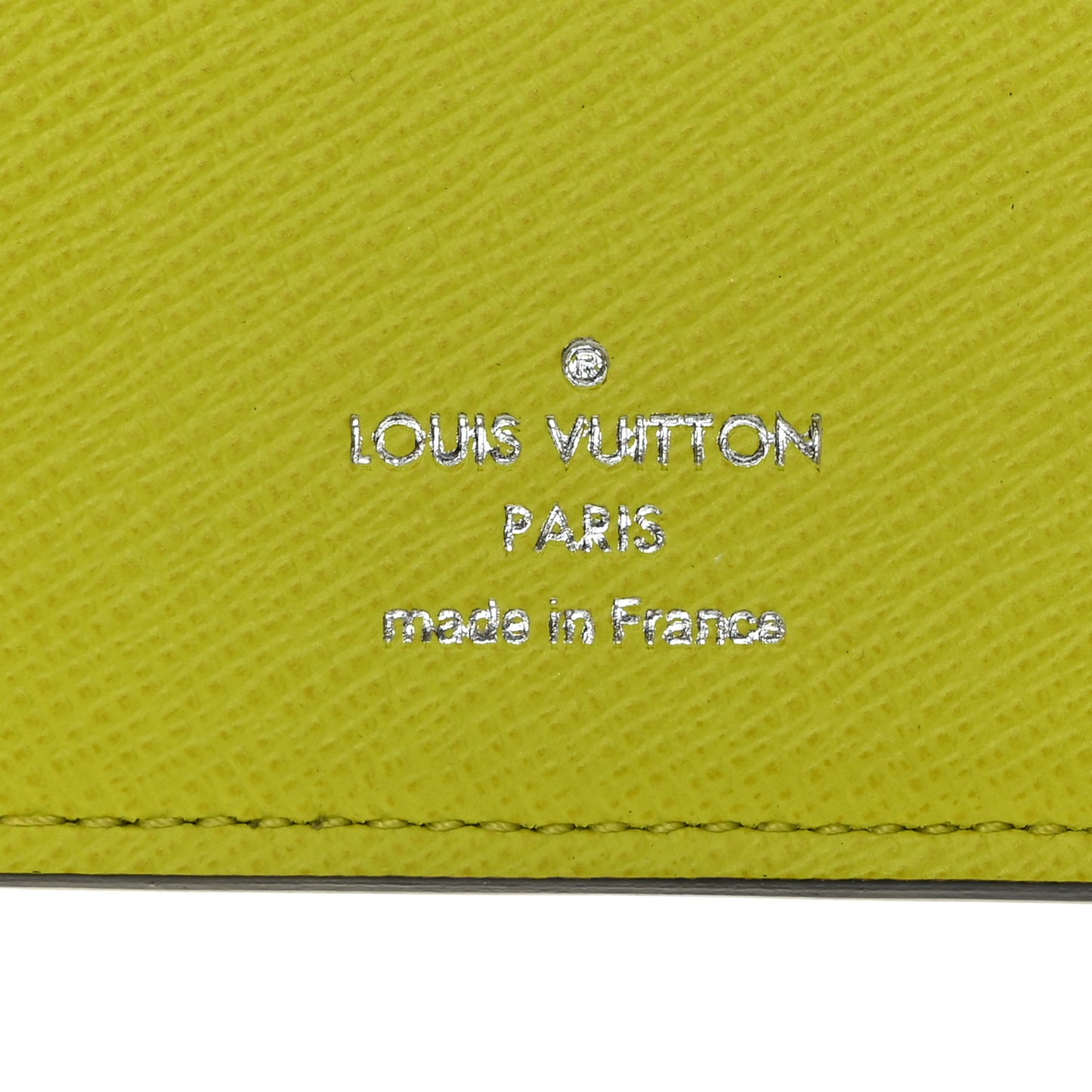 Monogram Taiga Pocket Organizer Yellow