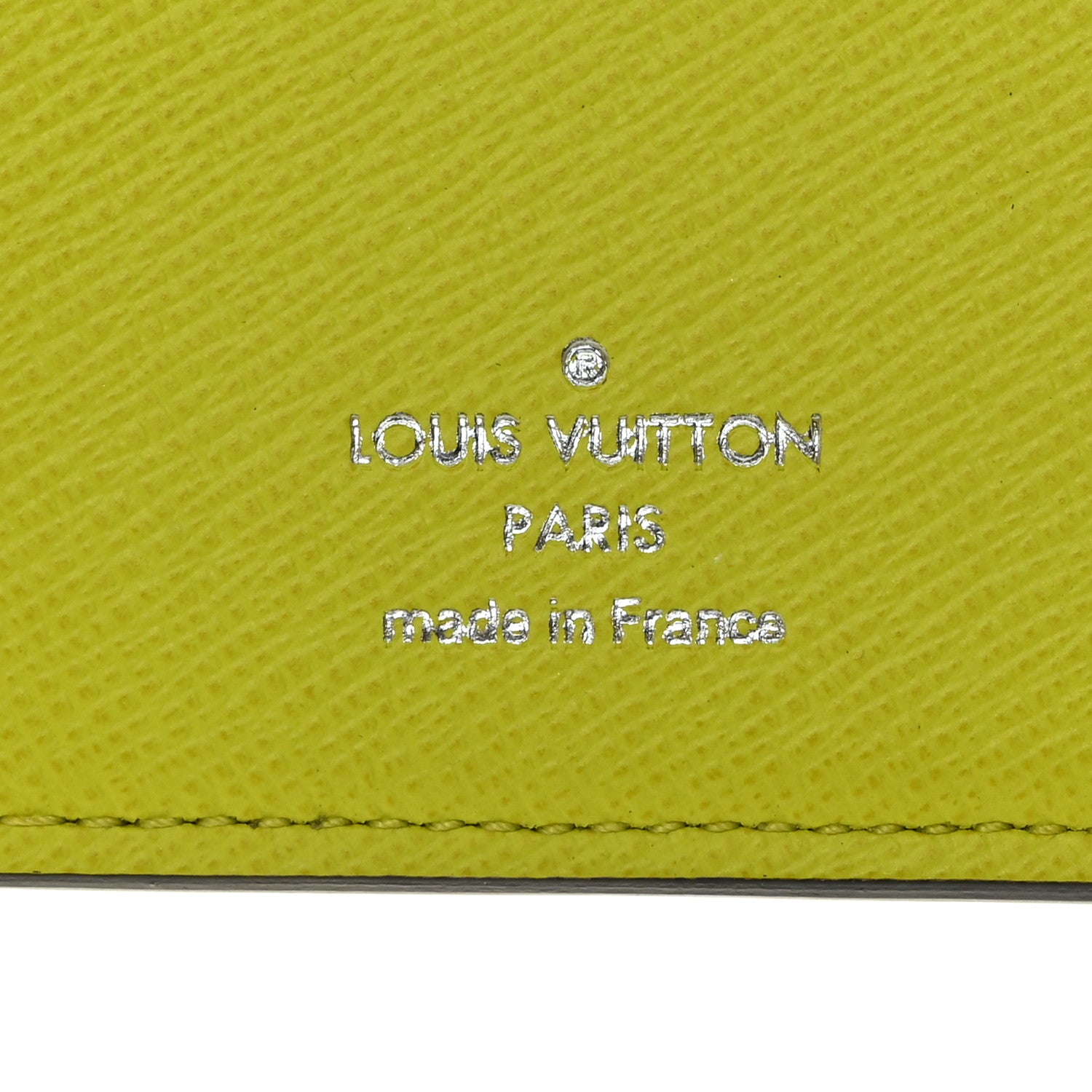 Louis Vuitton Monogram Taiga Pocket Organizer Yellow 6 of 7