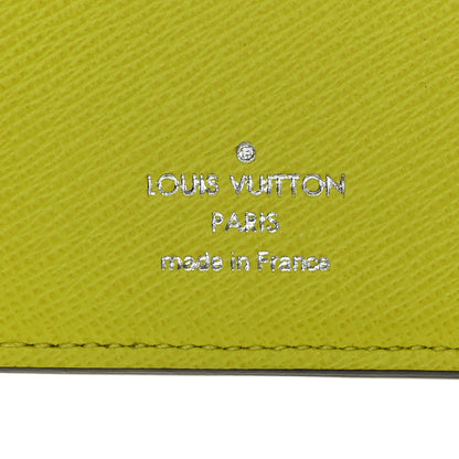 Louis Vuitton Monogram Taiga Pocket Organizer Yellow 6 of 7