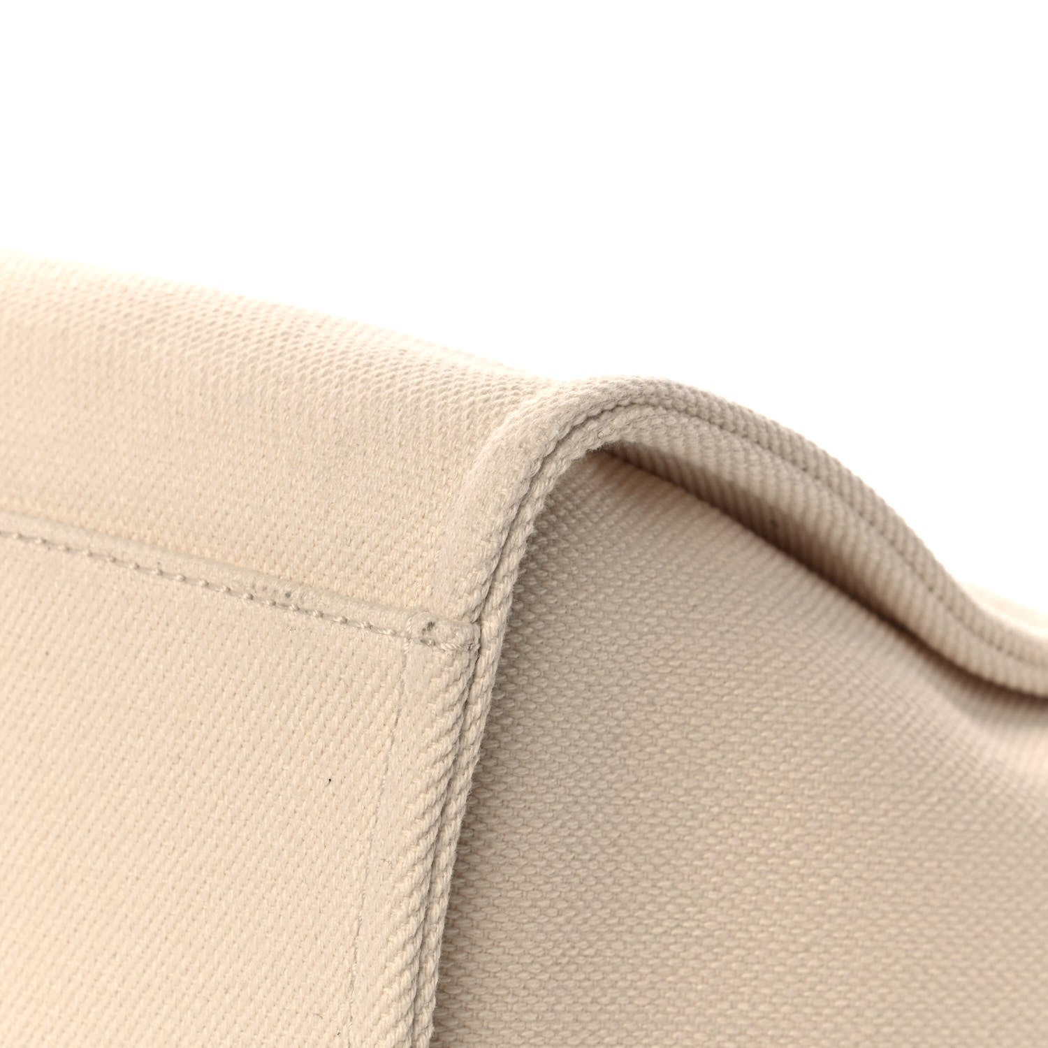Chanel Canvas Pearl Medium Deauville Tote Ecru Beige 12 of 13