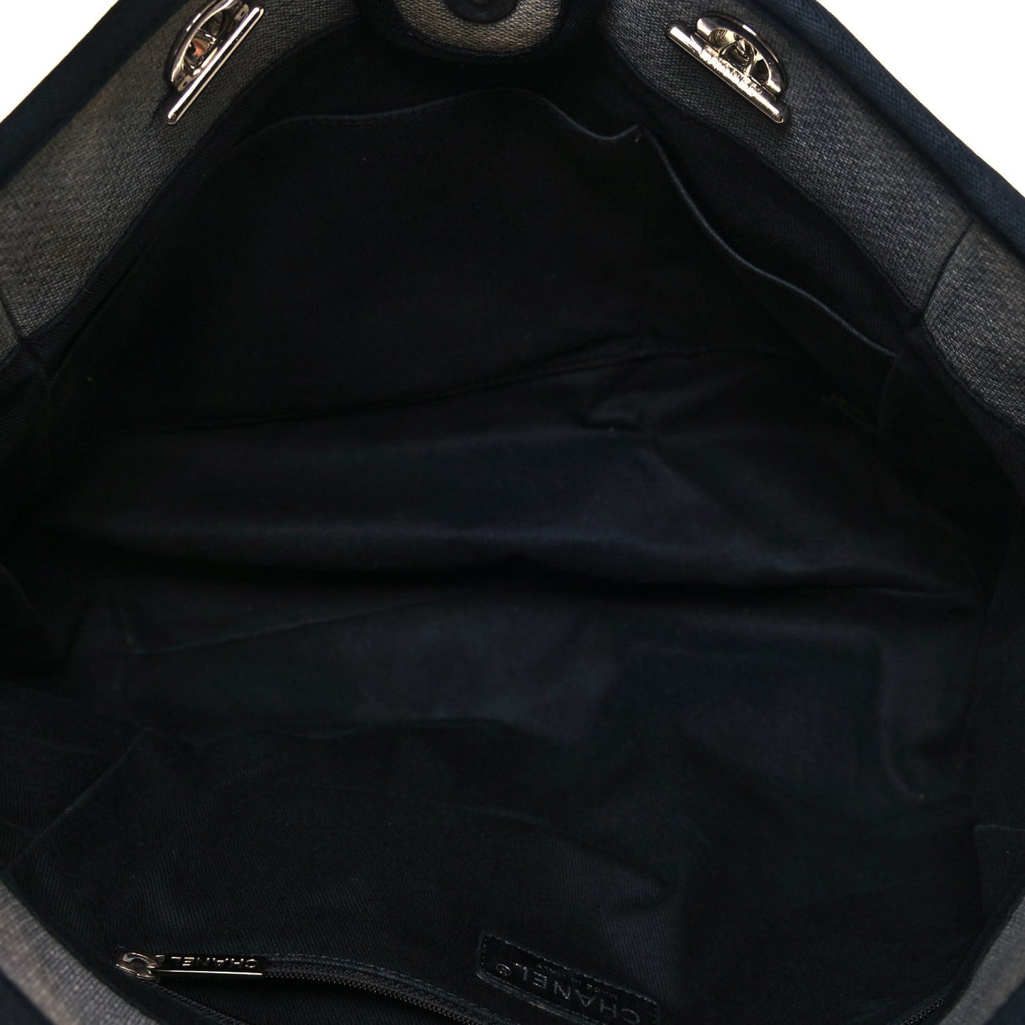 Canvas Small Deauville Tote Grey