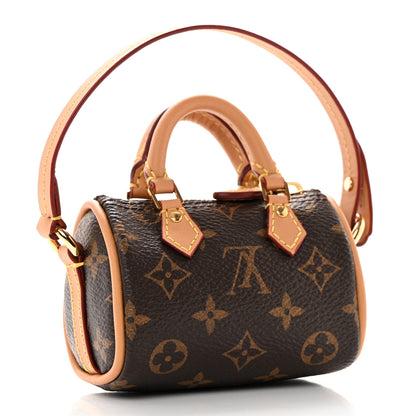 Louis Vuitton Monogram Micro Speedy Bag Charm 3 of 7