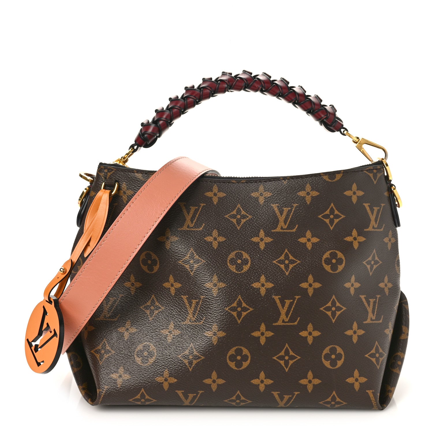 Louis Vuitton Monogram Beaubourg Hobo Mini Bordeaux Red Peach Safran 1 of 8