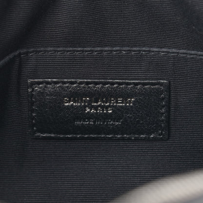 Saint Laurent Calfskin Matelasse Monogram Lou Camera Bag Black 6 of 9