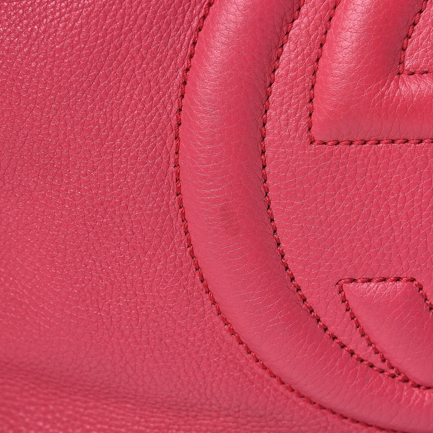 Gucci Pebbled Calfskin Medium Soho Chain Shoulder Bag Pink 23 of 23