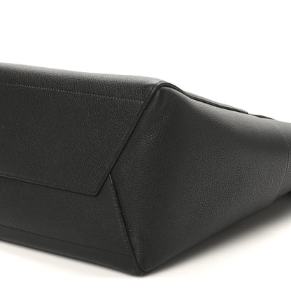 Celine Soft Grained Calfskin Sangle Bucket Bag Black 8 of 9