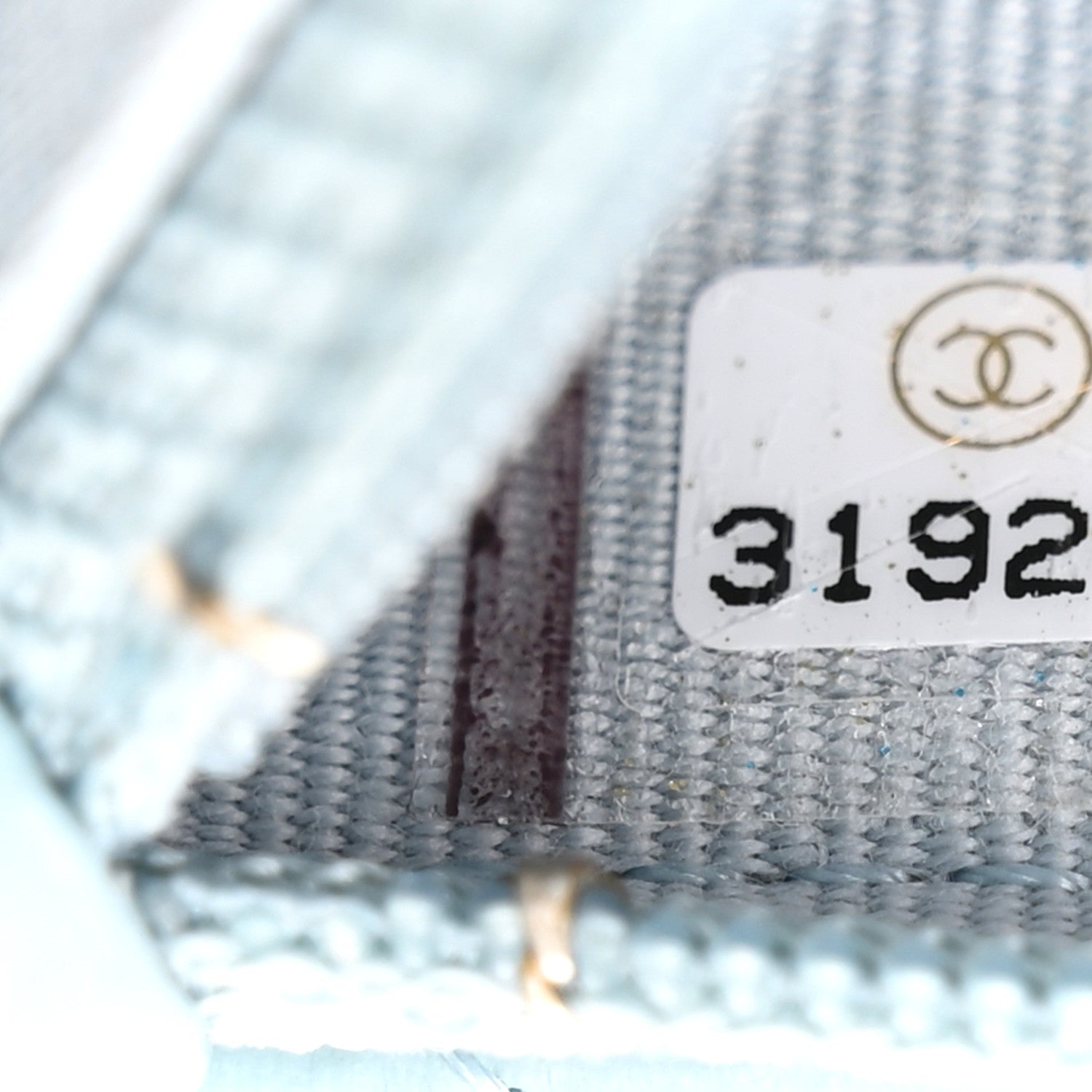 Chanel Lambskin Enamel Quilted Pending CC Clutch With Chain Light Blue 7 of 12