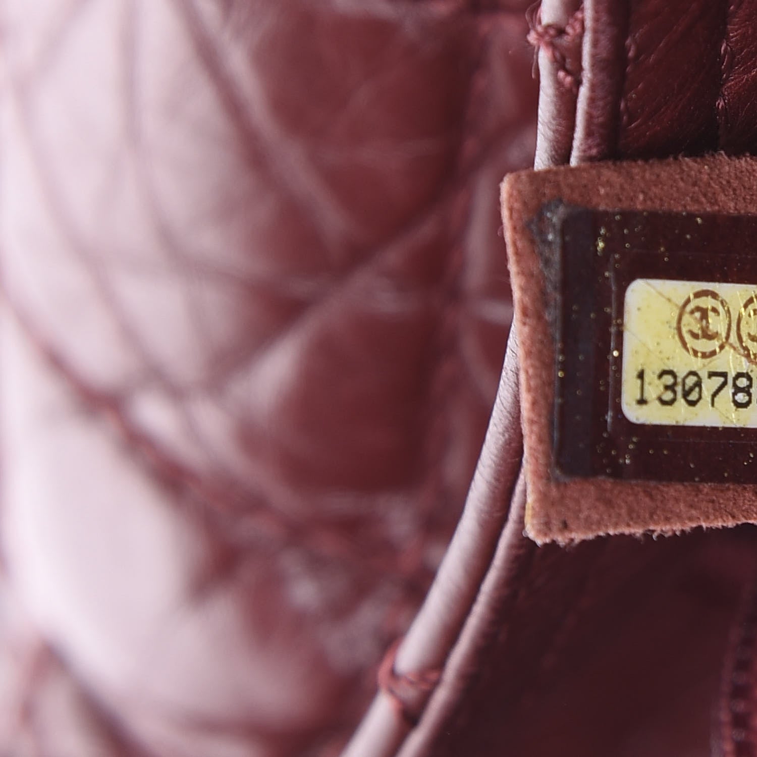 Chanel Aged Calfskin Large Shopping In Moscow Tote Burgundy 6 of 10