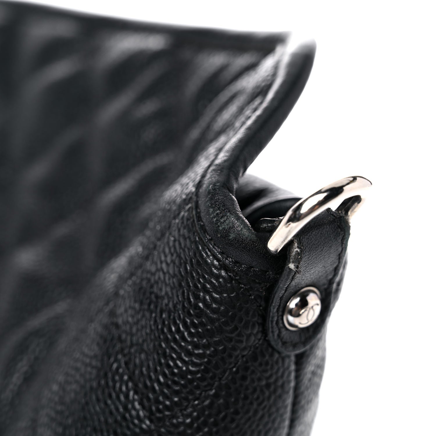 Chanel Caviar Quilted French Riviera Shouler Bag Black 20 of 28
